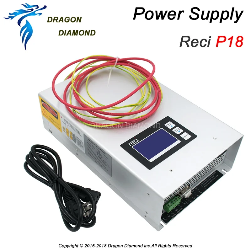 Original Laser Power Source P18 150w 180w 110V 220V for Reci W8 CO2 laser tube CO2 Laser Power Supply for Laser Engraver Cutter
Original Laser Power Source P18 150w 180w 110V 220V for Reci W8 CO2 laser tube CO2 Laser Power Supply for Laser Engraver Cutter