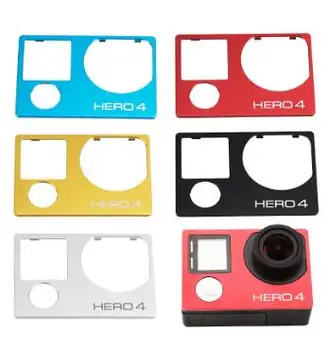 New Arriver For Gopro Aluminum Accessories Front Board Cover Replacement Mount for Gopro Hero 4 Camera Faceplate Repair
New Arriver For Gopro Aluminum Accessories Front Board Cover Replacement Mount for Gopro Hero 4 Camera Faceplate Repair