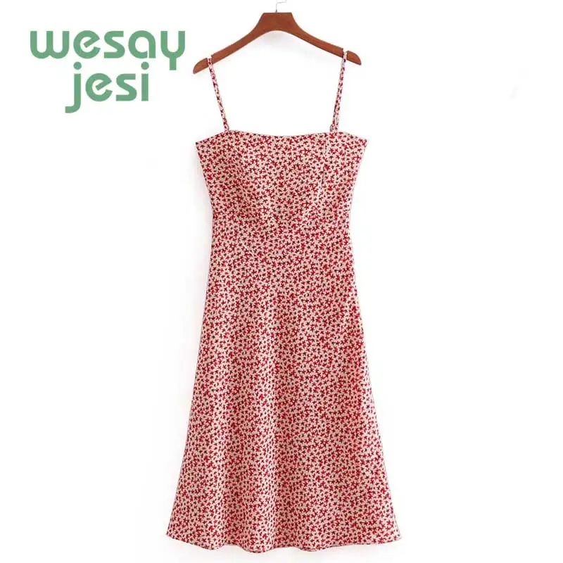 summer dress 2019 New floral print dress Women Summer Sleeveless Leaf Print Camisole Dress
summer dress 2019 New floral print dress Women Summer Sleeveless Leaf Print Camisole Dress