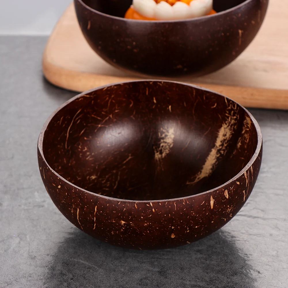 1pc Vintage Natural Coconut Shell Bowl Eco-friendly Ice Cream Bowls Creative Fruit Bowl Handicraft Art Work Decoration
1pc Vintage Natural Coconut Shell Bowl Eco-friendly Ice Cream Bowls Creative Fruit Bowl Handicraft Art Work Decoration