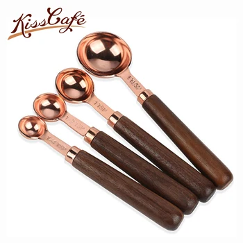 Rose Gold Wooden Handle Coffee beans Spoons Scoop For Coffee Tea Small Sugar Salt Flatware Wood Spoons Tools Kitchen Supplies
Rose Gold Wooden Handle Coffee beans Spoons Scoop For Coffee Tea Small Sugar Salt Flatware Wood Spoons Tools Kitchen Supplies