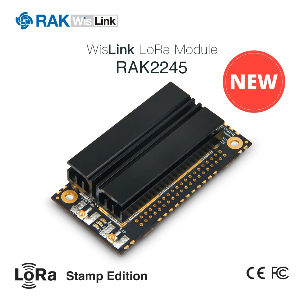 LoRawan Gateway Concentrator Module WisLink LoRa Module Based on SX1301 RAK2245 Stamp Edition with GPS Module Heat Sink Q192
LoRawan Gateway Concentrator Module WisLink LoRa Module Based on SX1301 RAK2245 Stamp Edition with GPS Module Heat Sink Q192