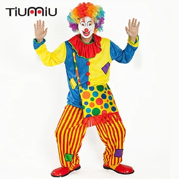 2018 Latest Funny Halloween Cosplay Costume Clown Clothes Clown Show Costume Make-up Dance Clown Suit Men and Women No Wigs
2018 Latest Funny Halloween Cosplay Costume Clown Clothes Clown Show Costume Make-up Dance Clown Suit Men and Women No Wigs