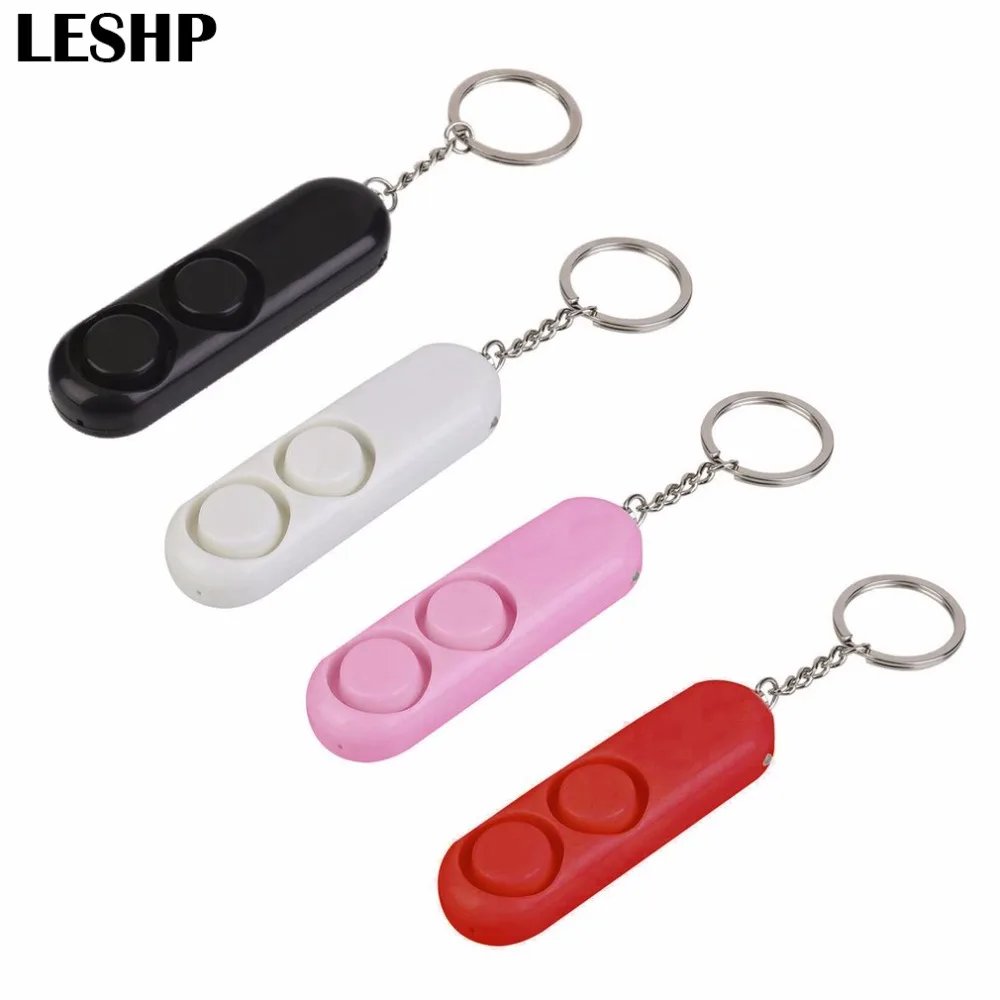 Self Defense Keychain Alarm Super Loud Personal Security Alarm Anti-Attack Anti-Rape Emergency Alarm Keyring For Women