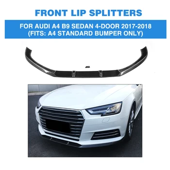 Carbon Fiber Front Lip Spoiler Head Bumper Splitters for Audi A4 B9 Sedan 4 Door Standard Bumper 2017 2018
Carbon Fiber Front Lip Spoiler Head Bumper Splitters for Audi A4 B9 Sedan 4 Door Standard Bumper 2017 2018