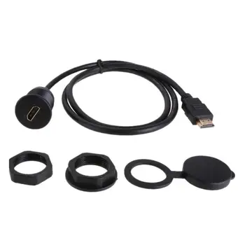 2m HDMI Car Mount Male to Female Extension Cable Lead Truck Boat Motorcycle Dash Board Flush Cord Automobiles Video Accessories
2m HDMI Car Mount Male to Female Extension Cable Lead Truck Boat Motorcycle Dash Board Flush Cord Automobiles Video Accessories