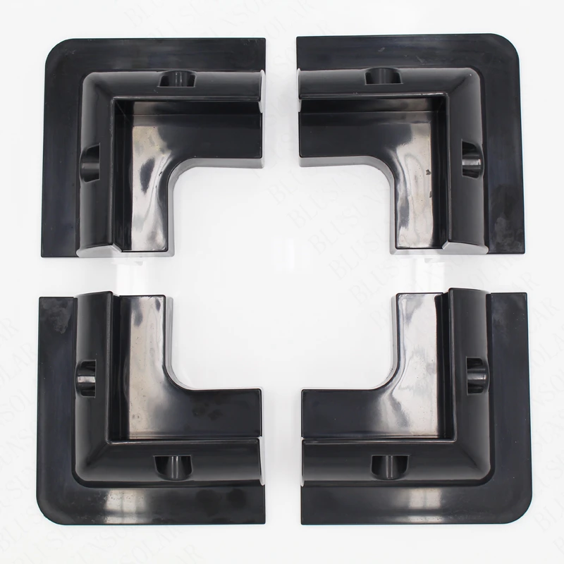 1 set/lot ABS Black 4PCS/SET Solar Panel Corner Mounting Bracket System for Caravan Motorhome RV
1 set/lot ABS Black 4PCS/SET Solar Panel Corner Mounting Bracket System for Caravan Motorhome RV