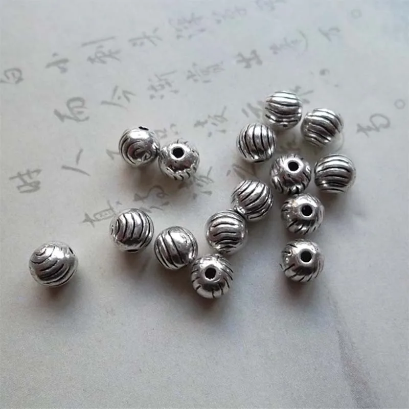 100pcs/lot Vintage Handmade Tibetan Silver Round Beads 4mm Beading Bracelet Necklace Charms Spacer DIY Jewelry For Birthday Gift
100pcs/lot Vintage Handmade Tibetan Silver Round Beads 4mm Beading Bracelet Necklace Charms Spacer DIY Jewelry For Birthday Gift