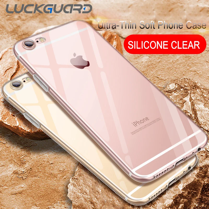 LuckGuard Silicone Case For iPhone 7 7Plus 6 6S 6Plus 5 5S SE Case Transparent Soft TPU Cover For iPhone 6S 8 8Plus X Accessorie
LuckGuard Silicone Case For iPhone 7 7Plus 6 6S 6Plus 5 5S SE Case Transparent Soft TPU Cover For iPhone 6S 8 8Plus X Accessorie