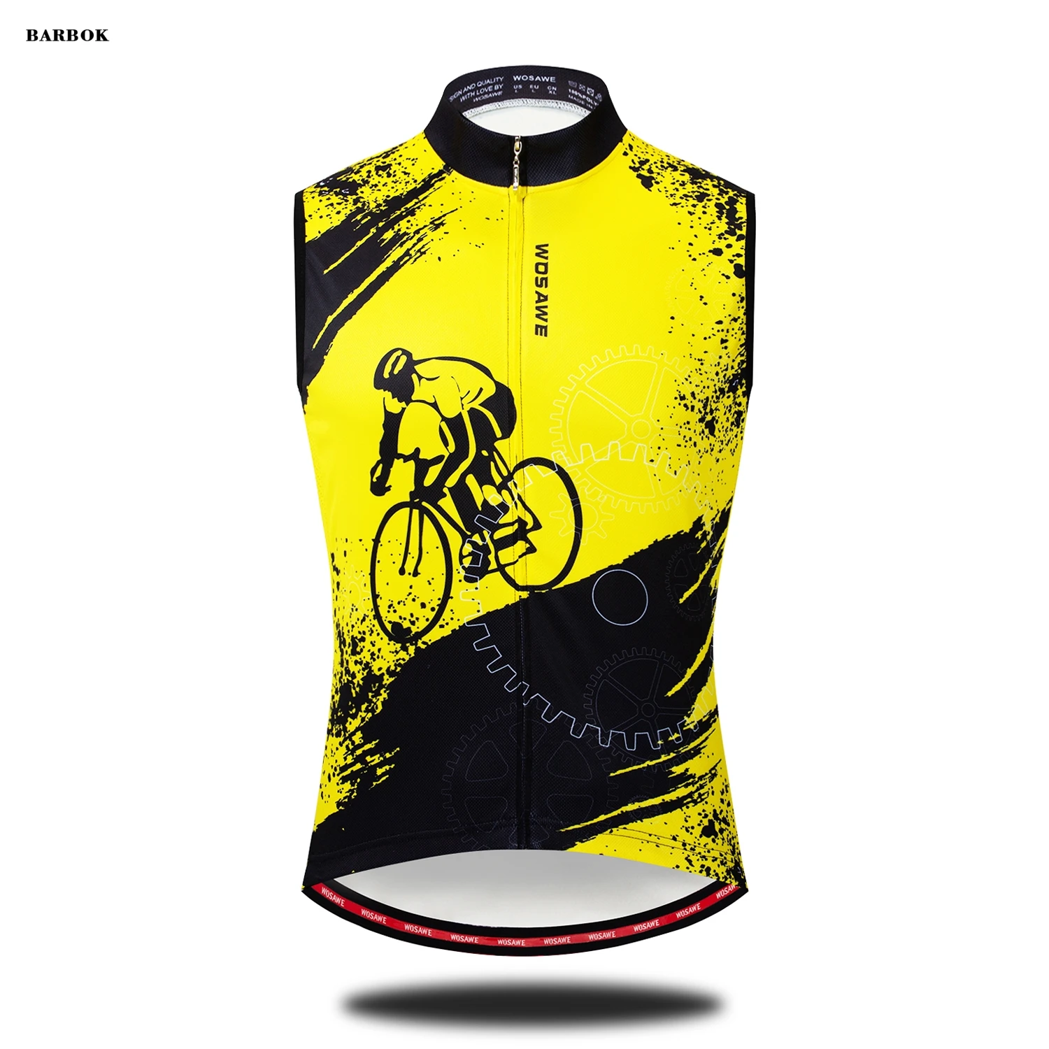 WOSAWE Men's Cycling Jersey Sleeveless Cycling Shirts Riding Bike Reflective Cycling Vest Lightweight Breathable Bicycle Jersey
WOSAWE Men's Cycling Jersey Sleeveless Cycling Shirts Riding Bike Reflective Cycling Vest Lightweight Breathable Bicycle Jersey