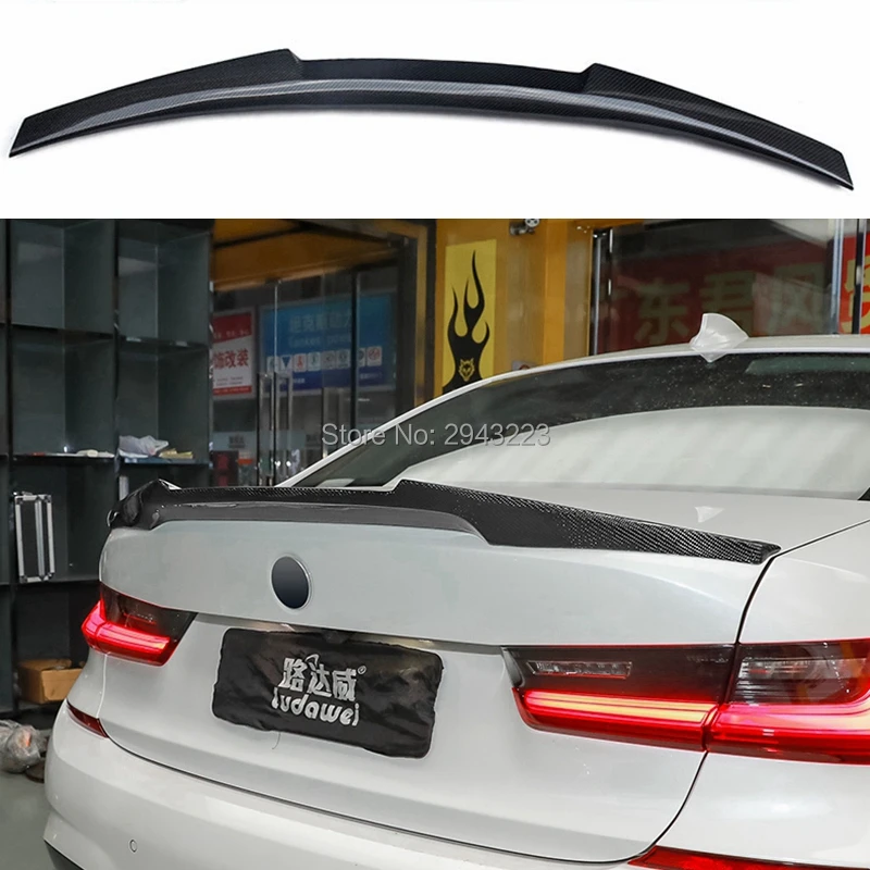 For BMW 3 Series G20 330i 340i Spoiler 2019+ P/M4 Style High Quality Carbon Fiber Rear Trunk Roof Spoiler Wing Car Styling
For BMW 3 Series G20 330i 340i Spoiler 2019+ P/M4 Style High Quality Carbon Fiber Rear Trunk Roof Spoiler Wing Car Styling