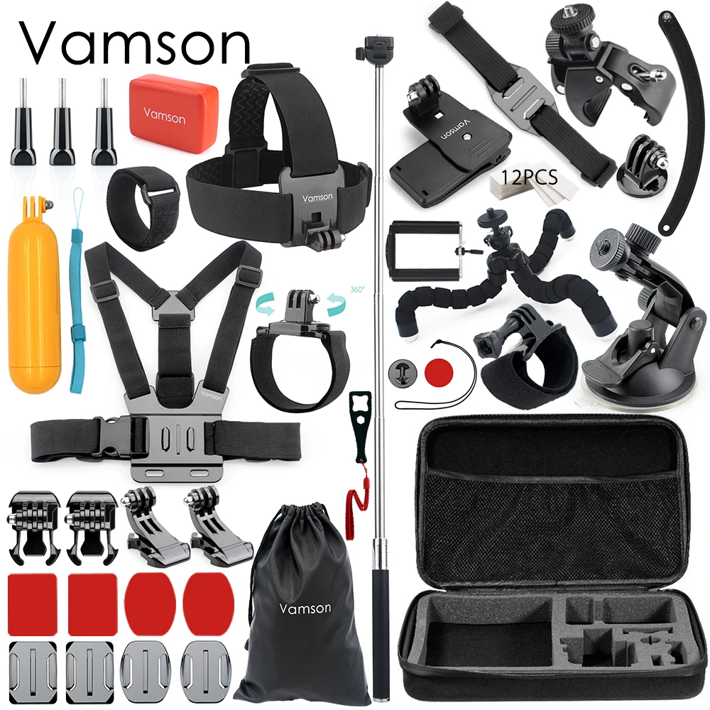 Vamson Accessories for Gopro Hero 6 5 4 3 for Xiaomi yi for yi 4k for SJCAM/SJ4000/SJ5000 Action Camera VS02
Vamson Accessories for Gopro Hero 6 5 4 3 for Xiaomi yi for yi 4k for SJCAM/SJ4000/SJ5000 Action Camera VS02