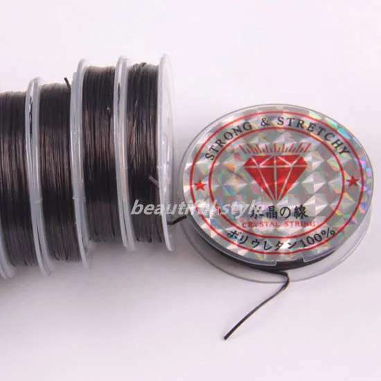 5Rolls x8M Stretch Elastic Beading Cord/String/black Thread 0.8MM
5Rolls x8M Stretch Elastic Beading Cord/String/black Thread 0.8MM