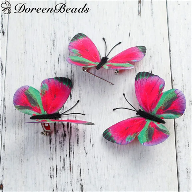 Fabric Pin Brooches Ethereal Butterfly Silver Color Fuchsia Blue For Clothes Bags Dress Decoration Accessories
Fabric Pin Brooches Ethereal Butterfly Silver Color Fuchsia Blue For Clothes Bags Dress Decoration Accessories