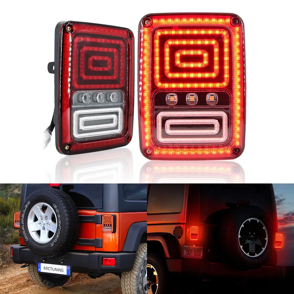 2x Black LED Reversing Brake Turn Signal rear Tail Lights LED Lamps for 07-16 Jeep Wrangler JK
2x Black LED Reversing Brake Turn Signal rear Tail Lights LED Lamps for 07-16 Jeep Wrangler JK