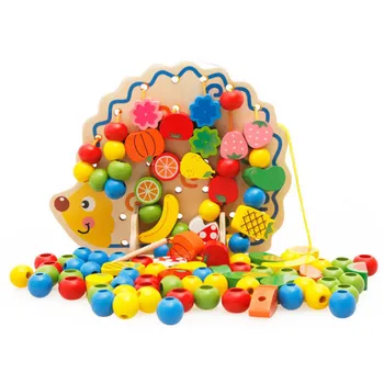 Montessori Learning Education Wooden Toys 82 Pcs Hedgehog Fruit Beads Educational Toy Children early childhood education toys
Montessori Learning Education Wooden Toys 82 Pcs Hedgehog Fruit Beads Educational Toy Children early childhood education toys
