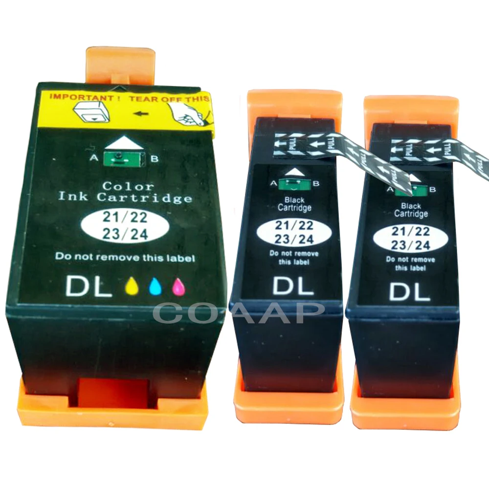 3 Ink Cartridges For Compatible Dell V313 V313W V515W P513W P713W V715W Printer 21/ 22 series
3 Ink Cartridges For Compatible Dell V313 V313W V515W P513W P713W V715W Printer 21/ 22 series