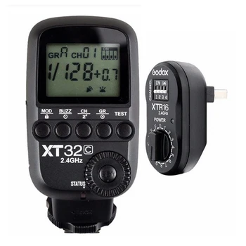Godox XT32C Wireless Power-Control Flash Trigger Transmitter Built-in 2.4G Wireless X System 1/8000s HSS for Canon Cameras
Godox XT32C Wireless Power-Control Flash Trigger Transmitter Built-in 2.4G Wireless X System 1/8000s HSS for Canon Cameras