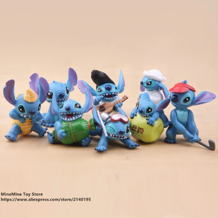 ZXZ Lilo & Stitch 8pcs/set 5cm Action Figure Posture Anime Decoration Collection Figurine Toy model for children gift
ZXZ Lilo & Stitch 8pcs/set 5cm Action Figure Posture Anime Decoration Collection Figurine Toy model for children gift