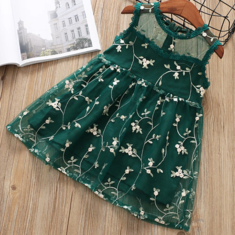 Girls Dresses 2019 New Children's Clothing Girls Fashion Embroidery Flower Mesh Vest Dress Sweet Princess Clothes
Girls Dresses 2019 New Children's Clothing Girls Fashion Embroidery Flower Mesh Vest Dress Sweet Princess Clothes