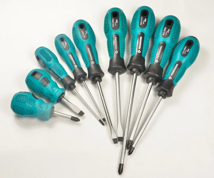 9 Pcs Phillips and Slotted Screwdriver Set CR-V Screwdriver Tools Household Screwdriver Set Non-slip Hand tool Screwdriver
9 Pcs Phillips and Slotted Screwdriver Set CR-V Screwdriver Tools Household Screwdriver Set Non-slip Hand tool Screwdriver
