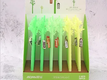 new fresh tree design gel Pen Ink Pen School prize Office writing Supply student Stationery gift black Neutral pen 36pc/lot
new fresh tree design gel Pen Ink Pen School prize Office writing Supply student Stationery gift black Neutral pen 36pc/lot