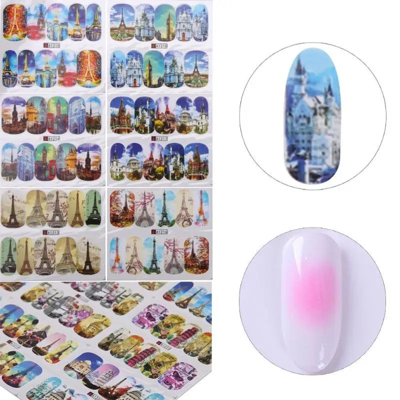 12pcs Nail Sticker Mixed Patterns Colorful Designs Women Makeup Water Transfer Nail Tips DIY Manicure Decor Nail Art Decals
12pcs Nail Sticker Mixed Patterns Colorful Designs Women Makeup Water Transfer Nail Tips DIY Manicure Decor Nail Art Decals