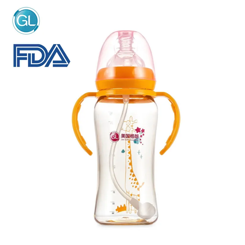 

GL Baby Feeding Bottle 300ml Infant Milk Bottle For Babies PP Nursing Care Safe Mamadeiras Fruit Juice Drinkware Garrafa