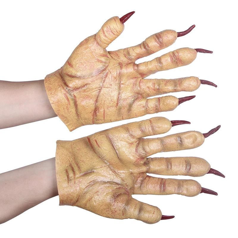 Scary Halloween Gloves Latex Terror Gloves Harry Potter Dementor Hands Latex Monster Hands
Scary Halloween Gloves Latex Terror Gloves Harry Potter Dementor Hands Latex Monster Hands