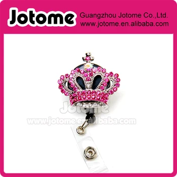 Rhinestone Crown, Princess Crown Jewel Retractable Badge Reel-Rhinestone ID Badge Holder
Rhinestone Crown, Princess Crown Jewel Retractable Badge Reel-Rhinestone ID Badge Holder