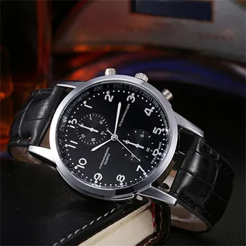 Superior HOT New Unisex Leather Stainless Steel Dial Quartz Wrist Watch Gift Dec 28
Superior HOT New Unisex Leather Stainless Steel Dial Quartz Wrist Watch Gift Dec 28