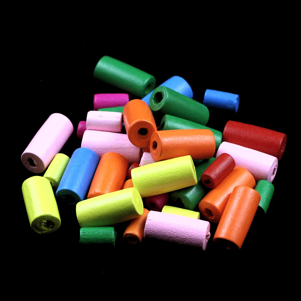 BTFBES 6*12/10*20mm Cylinder Wooden spacer Beads Colored Natural wood Mixed color Loose beads For jewelry bracelet Making DIY
BTFBES 6*12/10*20mm Cylinder Wooden spacer Beads Colored Natural wood Mixed color Loose beads For jewelry bracelet Making DIY