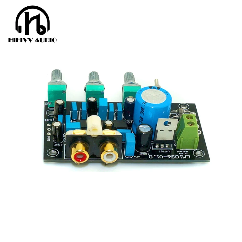Hifivv audio LM1036 Preamplifier kit Tone adjust High bass regulation Board frees shipping
Hifivv audio LM1036 Preamplifier kit Tone adjust High bass regulation Board frees shipping