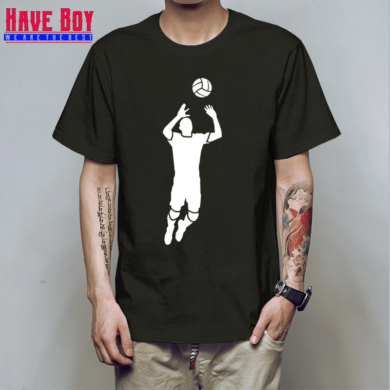 HAVE BOY Fashion Volleyballs Design T-shirt Men's Brand Printed Casual Cotton Raglan Sleeve O-neck Tshirt Unisex HB507 
HAVE BOY Fashion Volleyballs Design T-shirt Men's Brand Printed Casual Cotton Raglan Sleeve O-neck Tshirt Unisex HB507