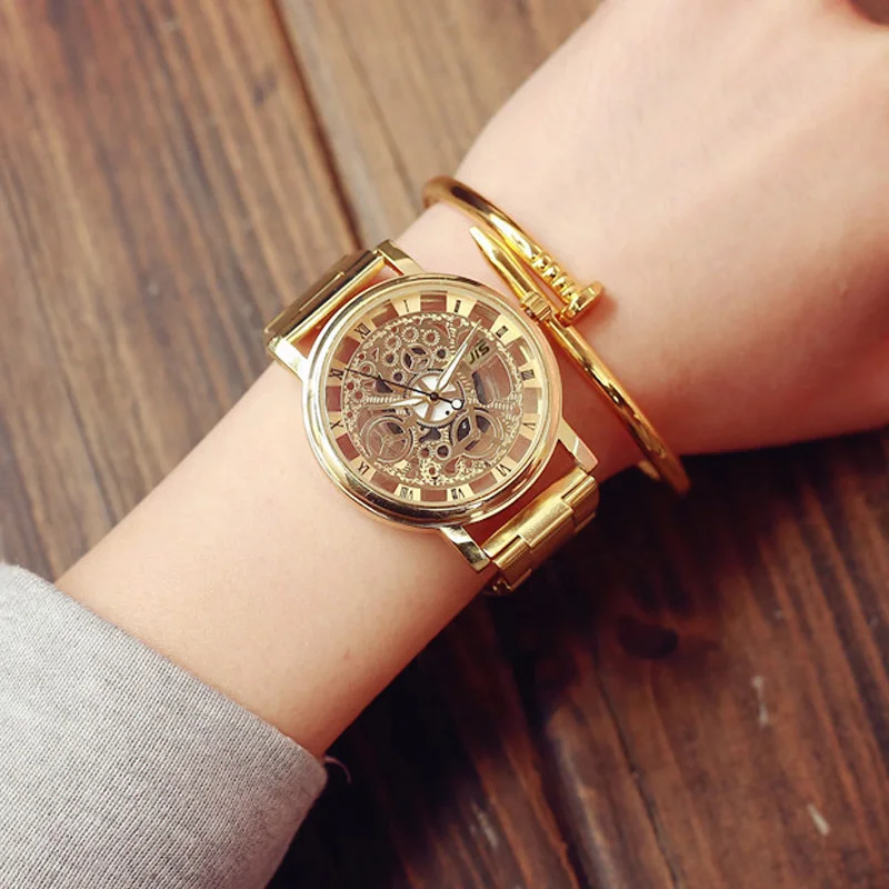 New Luxury Brand Fashion style Stainless Steel Skeleton Men's Watches Women Dress watch Quartz Hollow Relojes hombre 2019 clock
New Luxury Brand Fashion style Stainless Steel Skeleton Men's Watches Women Dress watch Quartz Hollow Relojes hombre 2019 clock