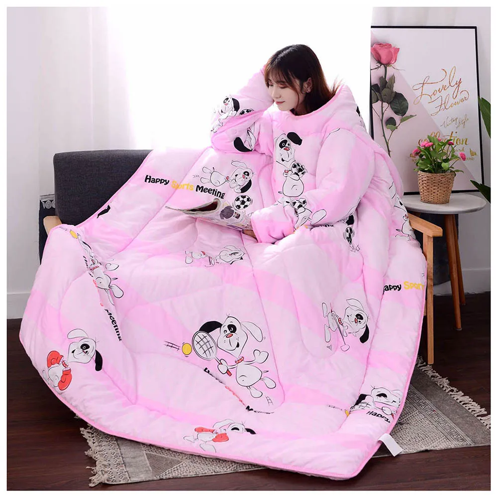Multifunction Lazy Quilt with Sleeves Winter Warm Thickened Washed Quilt Blanket J2Y
Multifunction Lazy Quilt with Sleeves Winter Warm Thickened Washed Quilt Blanket J2Y