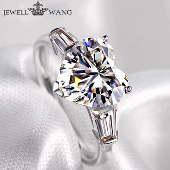 Jewellwang 18K White Gold Rings for Women Moissanites Engagement Ring 3.0ct Carat heart Certified Special Prong Setting
Jewellwang 18K White Gold Rings for Women Moissanites Engagement Ring 3.0ct Carat heart Certified Special Prong Setting