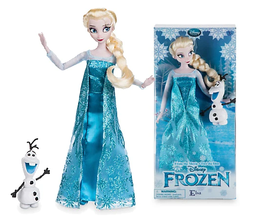 DISNEY Store Original princess Elsa Classic princess Doll with Olaf Figure - 12'' ice queen toy
DISNEY Store Original princess Elsa Classic princess Doll with Olaf Figure - 12'' ice queen toy