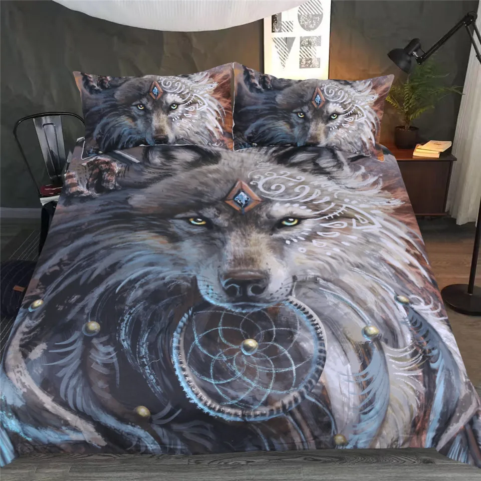 Duvet Cover European American Explosive Wolf Warrior 2/3pcs Family student dormitory Quilt cover pillowcase
Duvet Cover European American Explosive Wolf Warrior 2/3pcs Family student dormitory Quilt cover pillowcase