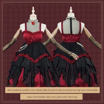 Anime! Fate/Grand Order FGO Ereshkigal Moon Girlfriend Lolita Dress Sexy Lovely Uniform Cosplay Costume For Women Free Shipping
Anime! Fate/Grand Order FGO Ereshkigal Moon Girlfriend Lolita Dress Sexy Lovely Uniform Cosplay Costume For Women Free Shipping