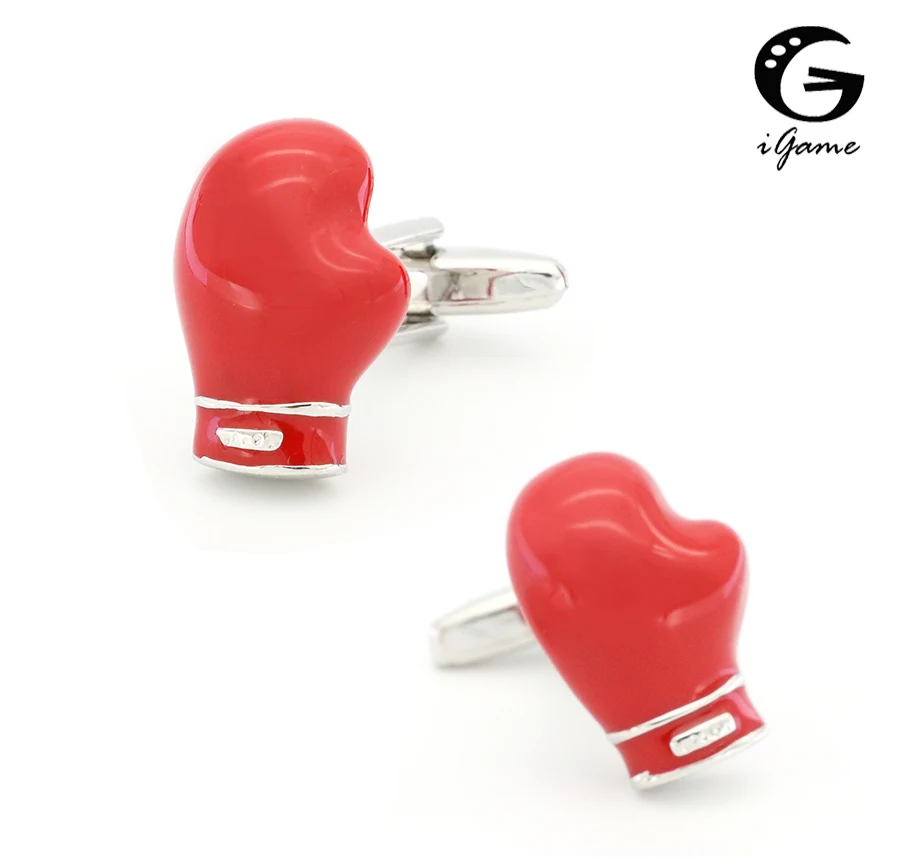 iGame Boxing Gloves Cuff Links Red Color Brass Material Open-fingered Gloves Design Free Shipping
iGame Boxing Gloves Cuff Links Red Color Brass Material Open-fingered Gloves Design Free Shipping