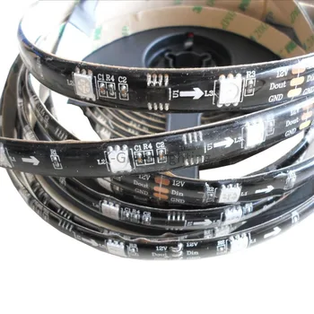 5mX Newest addressable LX1203 flexible led strip (one IC broken followings still good work) DC12V 30led/m 10IC/m free shipping
5mX Newest addressable LX1203 flexible led strip (one IC broken followings still good work) DC12V 30led/m 10IC/m free shipping