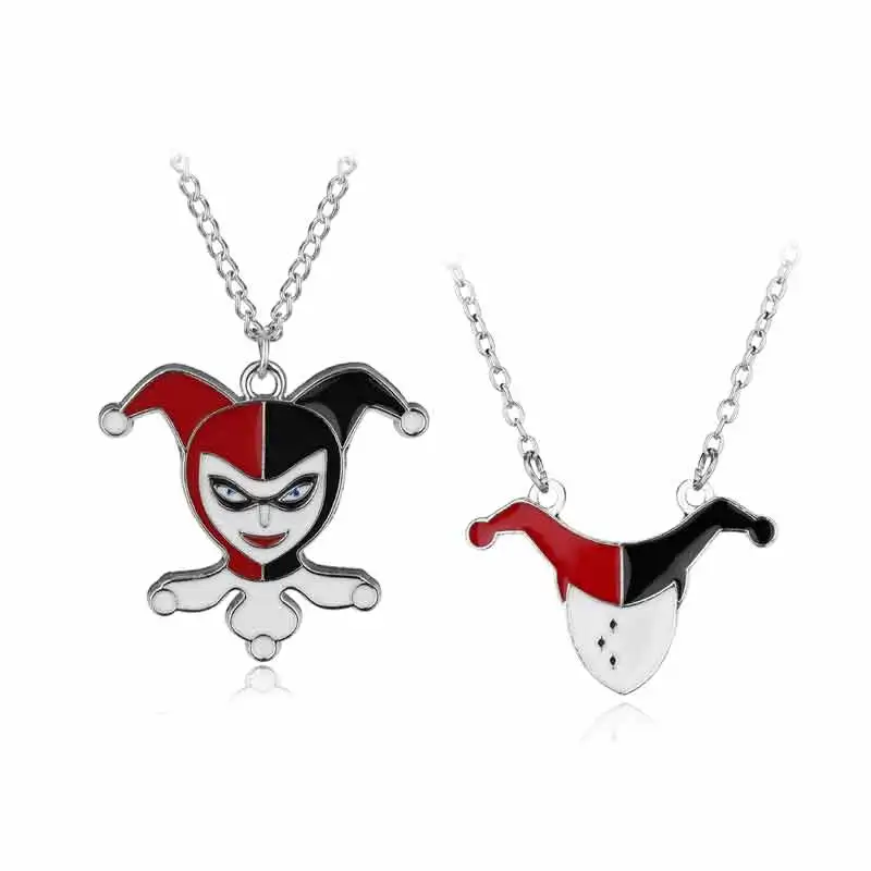 Cool Suicide Squad Joker Metal Pendant High Quality Necklace Halloween Christmas Christmas Gift For Man Women Fans Movie Jewelry
Cool Suicide Squad Joker Metal Pendant High Quality Necklace Halloween Christmas Christmas Gift For Man Women Fans Movie Jewelry