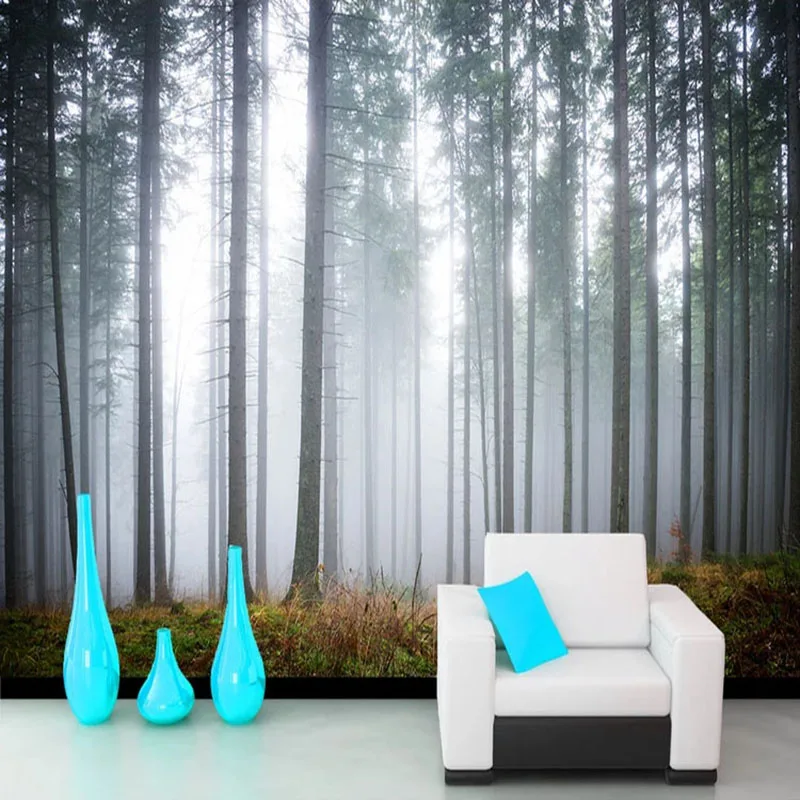 Custom 3D Wall Murals Misty Forest Nature Landscape Photo Wallpaper Living Room TV Sofa Bedroom Home Decor Papel De Parede 3 D
Custom 3D Wall Murals Misty Forest Nature Landscape Photo Wallpaper Living Room TV Sofa Bedroom Home Decor Papel De Parede 3 D
