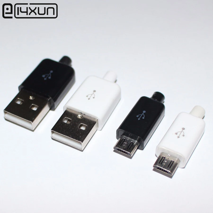 5sets Type A Male USB 5 Pin jack +5sets 5Pin Micro Plug Connector White Black Welding Type USB Charging Tail Plugs Socket
5sets Type A Male USB 5 Pin jack +5sets 5Pin Micro Plug Connector White Black Welding Type USB Charging Tail Plugs Socket