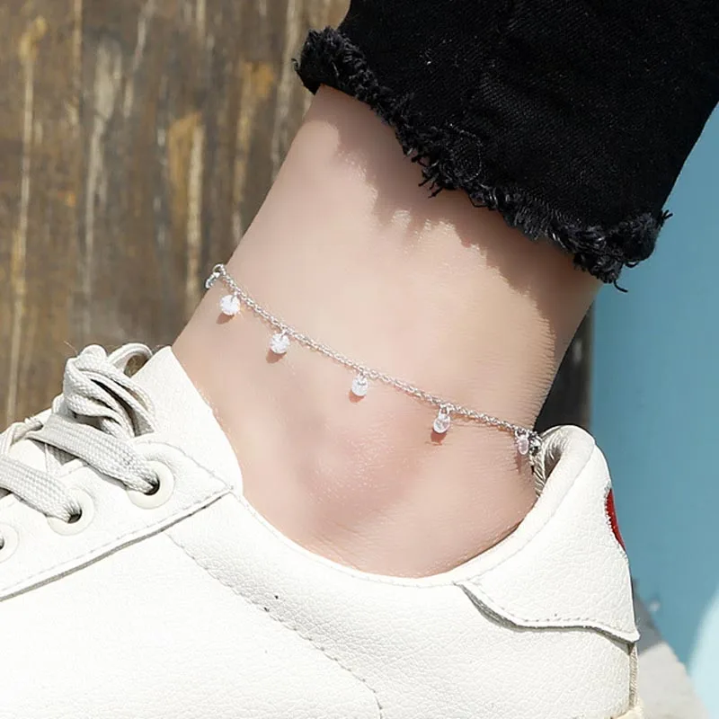 Red Trees Brand Beach Summer Jewelry AAA Cubic Zirconia 925 Sterling Silver Ankle Bracelets For Women Birthday Gift
Red Trees Brand Beach Summer Jewelry AAA Cubic Zirconia 925 Sterling Silver Ankle Bracelets For Women Birthday Gift