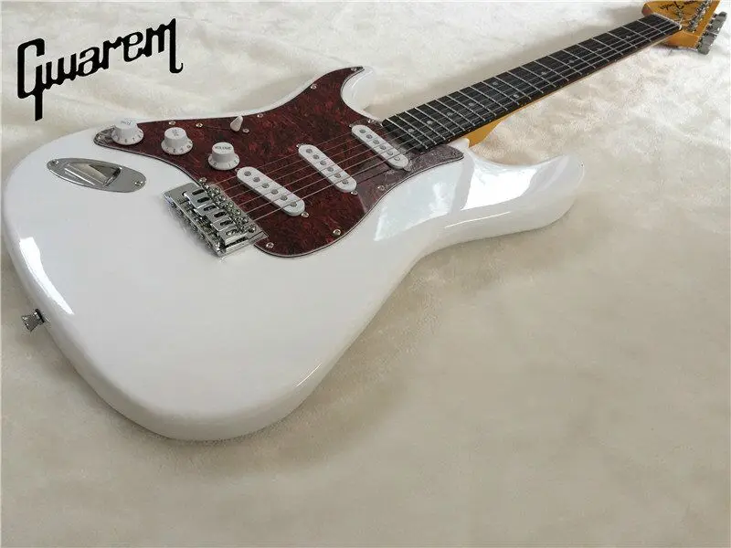 Electric guitar/Gwarem new st left hand guitar/white color/S-S-S pickups/guitar in china
Electric guitar/Gwarem new st left hand guitar/white color/S-S-S pickups/guitar in china