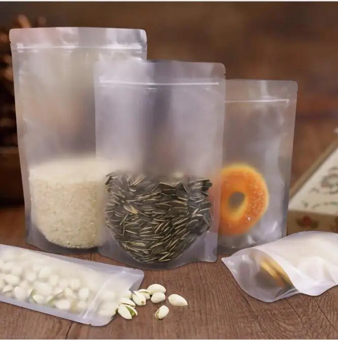 10pcs Stand Up Food Pouch Matte Plastic Zip Lock Bag Packaging Self Clear Heat Seal Baking Snack Bags
10pcs Stand Up Food Pouch Matte Plastic Zip Lock Bag Packaging Self Clear Heat Seal Baking Snack Bags