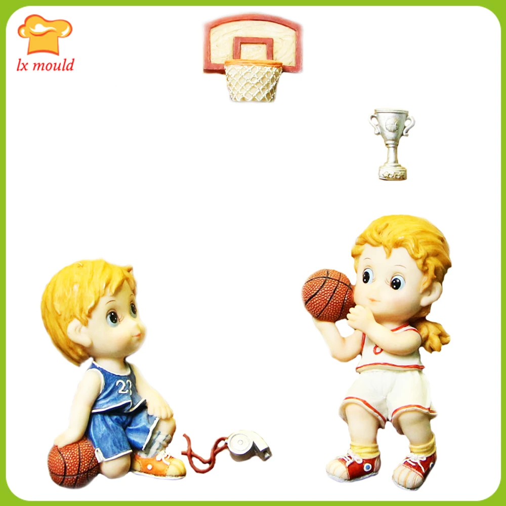2019 new Basketball Boy Silicone Mould Girl Sports Silicone Mould Fondant Soap Cake FDA Food Safety Chocolate Cake Decorating
2019 new Basketball Boy Silicone Mould Girl Sports Silicone Mould Fondant Soap Cake FDA Food Safety Chocolate Cake Decorating
