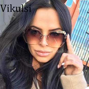 2017 Transparent Gradient Sun Glasses Women Sunglasses Elegant Optics Rimless lunette femme Lady Oversized Famous Brand Designer
2017 Transparent Gradient Sun Glasses Women Sunglasses Elegant Optics Rimless lunette femme Lady Oversized Famous Brand Designer